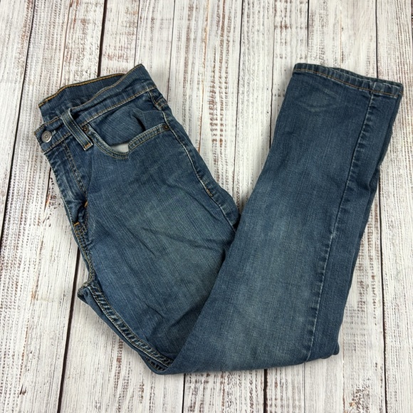 Levi's straight leg "502" blue jeans size 28 - Picture 10 of 15